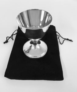Silver Plated Sick Call Chalice with bag